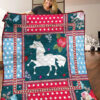 Christmas Snowman Dtc0412635 Quilt Blanket , 50 X 60 Inch, Quilt Bed Set