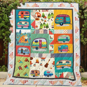 Camping Bbi Bbi Quilt Blanket Christmas Christmas Gifts Merry Christmas Holiday Gifts Gift Dhc03011794Dd , 50 x 60 Inch, Quilt Bed Set