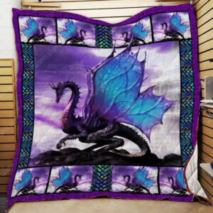 Purple Dragon Quilt Blanket Kb Dhc1312230Dd , 50 x 60 Inch, Quilt Bed Set
