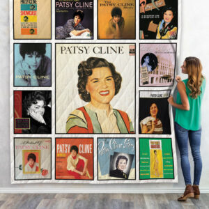 Patsy Cline Album Quilt Blanket 01, 50 x 60 Inch, Quilt Bed Set