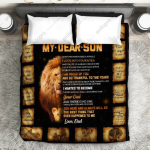 Dad To Son When I Need A Miracle Quilt Blanket DHC040120127TD , 50 x 60 Inch, Quilt Bed Set