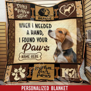 Personalized Beagle Quilt Blanket DHC0602638TD , 50 x 60 Inch, Quilt Bed Set