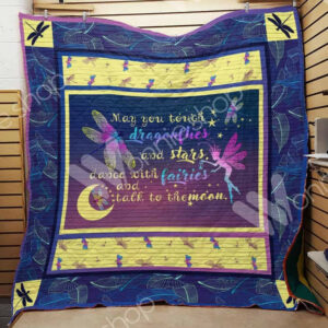 Dragonfly Quilt Blanket DHC0502605TD , 50 x 60 Inch, Quilt Bed Set