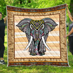 Elephant Best Elephant Lover Ever Quilt Blanket DHC31121184TD , 50 x 60 Inch, Quilt Bed Set