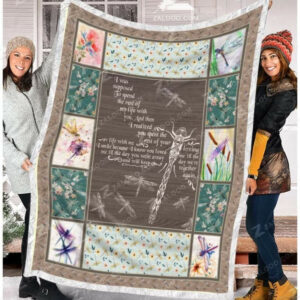 Dragonfly Together Again Quilt Blanket DHC31121020TD , 50 x 60 Inch, Quilt Bed Set