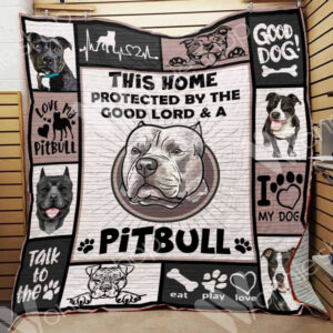 Pitbull Dog Quilt Blanket DHC0602530TD , 50 x 60 Inch, Quilt Bed Set