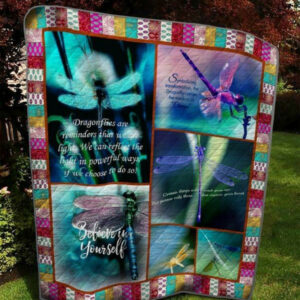 Dragonfly Quilt Blanket DHC13122645VT , 50 x 60 Inch, Quilt Bed Set