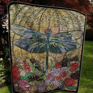 Dragonfly DTC2410175 Quilt Blanket , 50 x 60 Inch, Quilt Bed Set