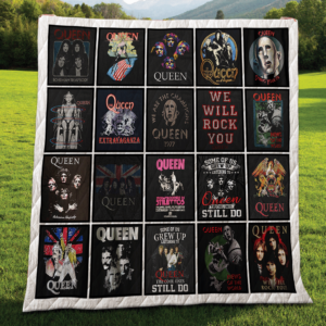 Queen Tshirt Quilt Blanket, 50 x 60 Inch, Quilt Bed Set
