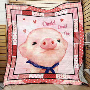 Pig Quilt Blanket DHC0102809TD , 50 x 60 Inch, Quilt Bed Set
