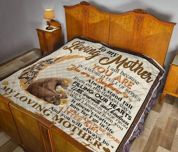Daughter To Mom Quilt Blanket Dhc02011611Dd , 50 X 60 Inch, Quilt Bed Set