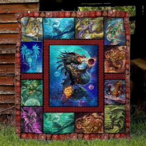 Dragon HM100516 Quilt Blanket , 50 x 60 Inch, Quilt Bed Set