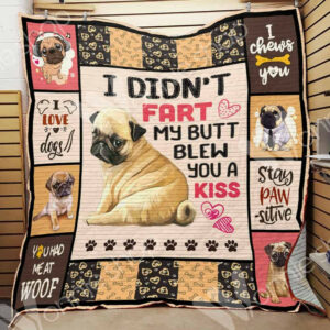 Pug Dog Blanket LNT0612046 Quilt Blanket , 50 x 60 Inch, Quilt Bed Set