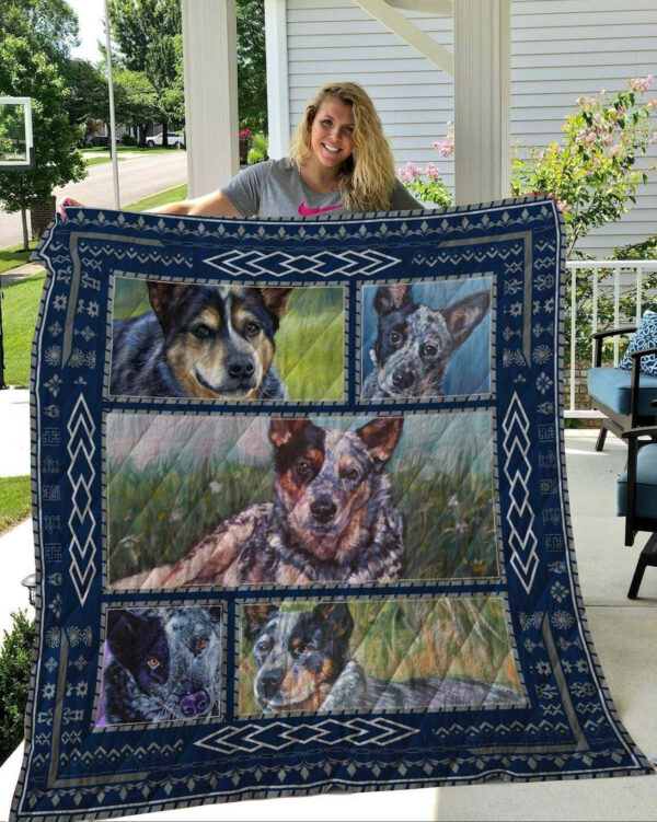 Blue Heelers Quilt Blanket Dhc2911240Vt , 50 X 60 Inch, Quilt Bed Set