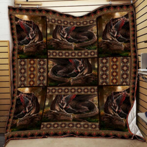 Dragon Quilt Blanket Kp94 Dhc131278Dd , 50 x 60 Inch, Quilt Bed Set