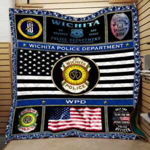 Police Quilt Blanket DHC0910664VT , 50 x 60 Inch, Quilt Bed Set