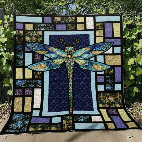 Dragonfly Cla0810146Q Quilt Blanket , Quilt Bed Set Size Single, Twin, Full, Queen, King, Super King