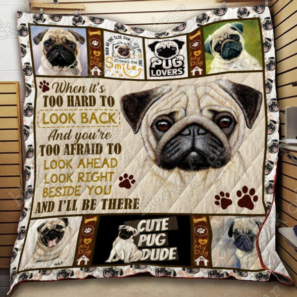 Pug Quilt Blanket Dhc13123043Vt , 50 X 60 Inch, Quilt Bed Set