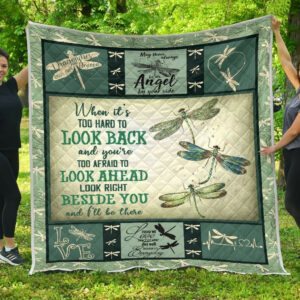 Quilt Blanket Family Dragonfly Beside You Dhc09121282Dd , 50 x 60 Inch, Quilt Bed Set