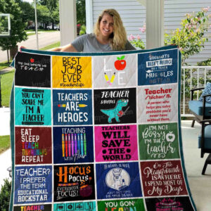 Teacher Quilt Blanket DHC1501418VT , 50 x 60 Inch, Quilt Bed Set