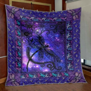 Dragonfly Ring My Bell Quilt Blanket Christmas Gift Dhc04011301Dd , 50 x 60 Inch, Quilt Bed Set