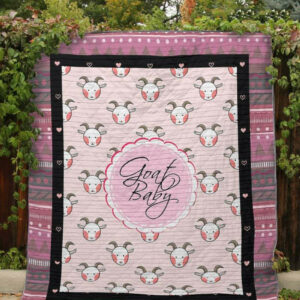 Pink Goat Baby CLT270642 Quilt Blanket , 50 x 60 Inch, Quilt Bed Set