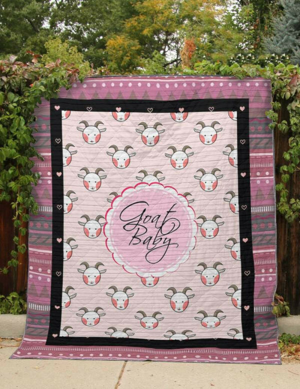 Pink Goat Baby Clt270642 Quilt Blanket , 50 X 60 Inch, Quilt Bed Set