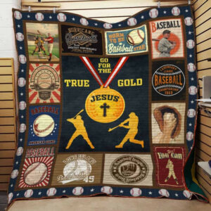 Baseball Quilt Blanket DHC0502798TD , 50 x 60 Inch, Quilt Bed Set