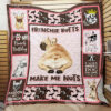 August Hippie Girl Quilt Blanket Dhc03021068Td , 50 X 60 Inch, Quilt Bed Set