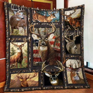 Deer Hunting AAA250963TA Quilt Blanket , 50 x 60 Inch, Quilt Bed Set