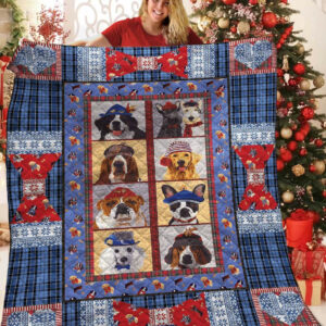 Dog Quilt Blanket BBB051109MH , 50 x 60 Inch, Quilt Bed Set