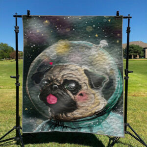 Pug Astronaut NI2910093DT Quilt Blanket , 50 x 60 Inch, Quilt Bed Set