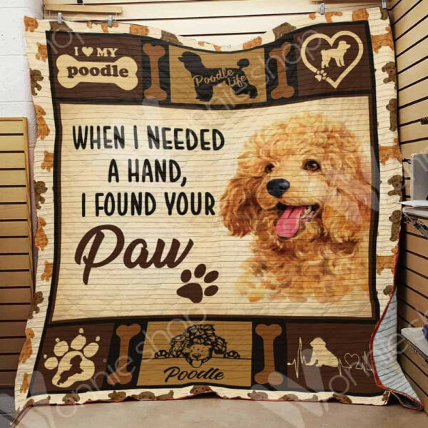 Poodle Dog Quilt Blanket Dhc0102937Td , 50 X 60 Inch, Quilt Bed Set
