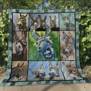 Donkey CG130608 Quilt Blanket , 50 x 60 Inch, Quilt Bed Set