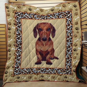 Dachshund DTC2410166 Quilt Blanket , 50 x 60 Inch, Quilt Bed Set