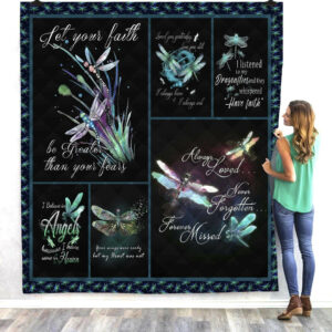 Dragonfly Look For Dragonfly Quilt Blanket Christmas Gift Dhc04011283Dd , 50 x 60 Inch, Quilt Bed Set