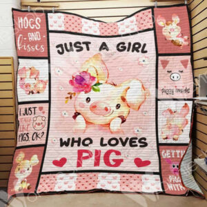 Pig Quilt Blanket DHC0102896TD , 50 x 60 Inch, Quilt Bed Set