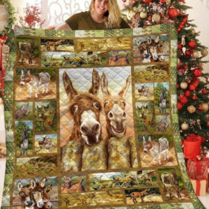 Donkey NC2310015CL Quilt Blanket , 50 x 60 Inch, Quilt Bed Set