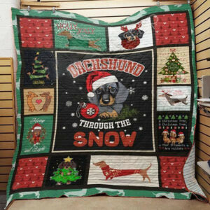 Dachshund Quilt Blanket DHC1312372VT , 50 x 60 Inch, Quilt Bed Set