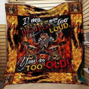 Drummer Quilt Blanket N2603 83o04  Size Single, Twin, Full, Queen, King, Super King