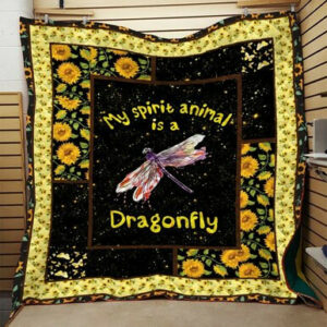 Dragonfly 3d Printing Quilt Blanket Pm-Qhn00110  Size Single, Twin, Full, Queen, King, Super King