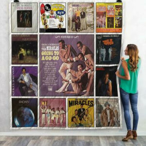 Smokey Robinson Albums Quilt Blanket 02  Size Single, Twin, Full, Queen, King, Super King