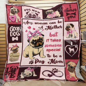 Pug Dog Quilt Blanket DHC0102751TD , 50 x 60 Inch, Quilt Bed Set