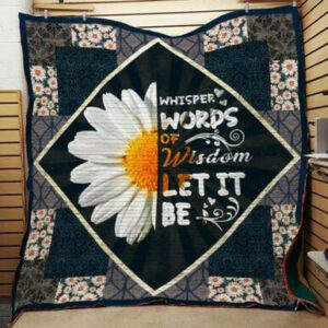 Daisy Quilt Blanket F1407 86o40  Size Single, Twin, Full, Queen, King, Super King