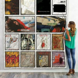 Deus Albums Quilt Blanket 03  Size Single, Twin, Full, Queen, King, Super King