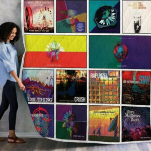 Dave Matthews Band Singles Albums Quilt Blanket 01  Size Single, Twin, Full, Queen, King, Super King