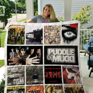 Puddle Of Mudd Albums Quilt Blanket 02  Size Single, Twin, Full, Queen, King, Super King