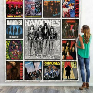 Ramones Quilt Blanket For Fans 01  Size Single, Twin, Full, Queen, King, Super King
