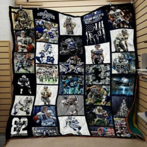 Dallas Cowboys Art Blanket Quilt  Size Single, Twin, Full, Queen, King, Super King    , NFL Quilt Blanket