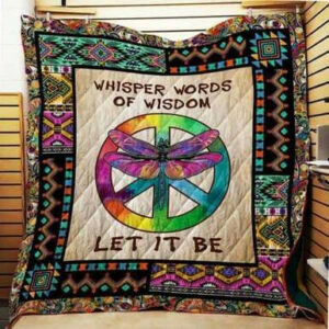 Dragonfly 3d Quilt Blanket Th138  Size Single, Twin, Full, Queen, King, Super King
